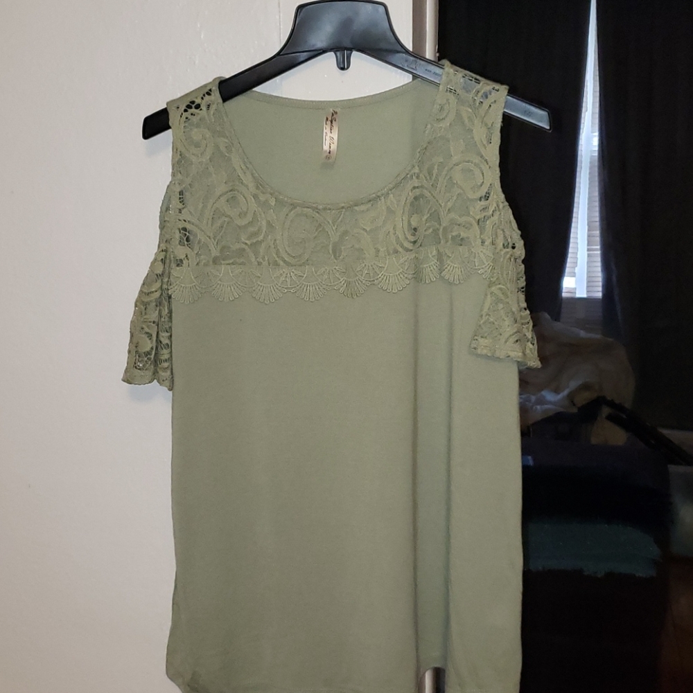 Olive green shirt